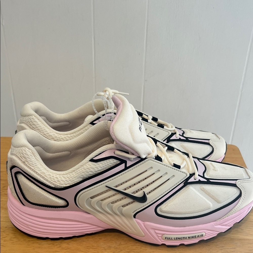 Nike Pegasus Wave Women's Cream and Pink Air Sneakers Size 14 - Picture 3 of 8